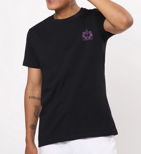 T-shirt en coton pour homme imprimé DTF personnalisé, qualité supérieure, col rond, décontracté, tissu respirant et doux, fabricant OEM et ODM - Product Image 1
