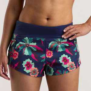 Shorts de bain pour femmes de haute qualité, impression par sublimation, taille élastique, poches latérales, séchage rapide, respirant, shorts de plage - Product Image 1