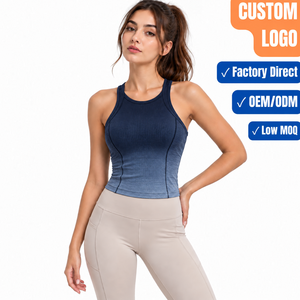 Women's Yoga Racerback Tank <b>Top</b> Solid Color High Stretch Second-Skin Feel Breathable Quick Dry Workout Fitness <b>Top</b> - Product Image 1