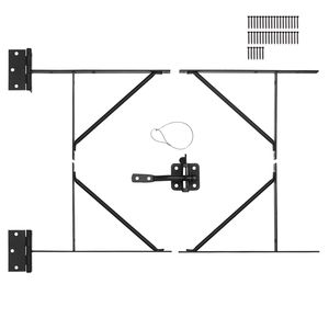 Kit Hardware Personalizzabile per Staffa Angolare Anti-Perdita di Tensione per Cancello con Chiusura a Scatto e Blocco per Telaio Cancello con Corda - Product Image 1