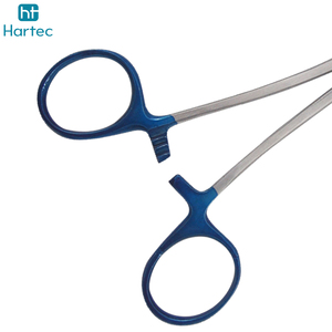 Pince de pêche en acier inoxydable à mâchoires droites avec poignée bleue enduite, épilerons de dégorger verrouillables, outil de pêche extérieur - Product Image 5