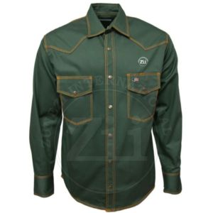 Welding Safety Clothing Working <b>Shirt</b> 100% Cotton 170gsm Anti Static <b>Flame</b> Retardant CAT2 Safety <b>Flame</b> Retardant FRC Woven Men's - Product Image 6