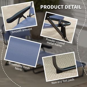 Chaise longue confortable pour la détente en plein air - Product Image 4