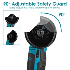 Mini Smerigliatrice Angolare Senza Fili con 2 Batterie da 12V 1100mAh, Motore da 19000 RPM, Prese di Ventilazione per Dissipazione del Calore, Include Dischi da Taglio e Supporto - Product Image 4