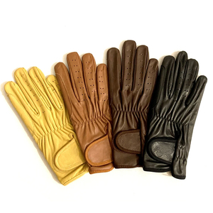 Guantes de Conducción de Cuero OEM al por Mayor, Diseño Personalizado Profesional, Transpirables, de Moda, Unisex, para Todas las Estaciones, Pakistán - Product Image 6