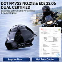 Casques de moto intégraux certifiés ECE/DOT, vente en gros personnalisée, accessoires pour motocross, casque de course