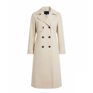 Abrigo Largo de Invierno para Mujer, Moderno, de Lona Transpirable con Exterior de Lana, Personalizable, Prenda Exterior a la Moda - Product Image 1