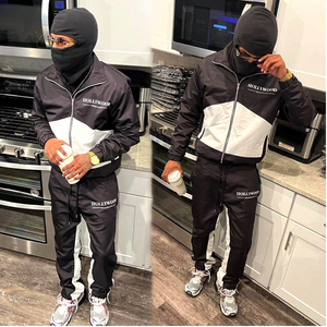 Ensemble de survêtement coupe-vent personnalisé unisexe de haute qualité pour hommes et femmes, vêtements d'entraînement de gym - Product Image 2