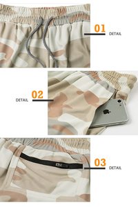 Professional Custom Men's Gym Shorts Breathable Quick Dry <b>Polyester</b> Spandex Mid-Length Training Shorts Factory Bulk Your Logo - Product Image 6