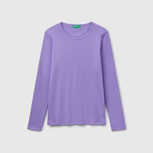 Camiseta de Manga Larga para Mujer, 100% Algodón Orgánico de Lujo, Calidad Premium, Transpirable, Corte Clásico, Cómoda, de Secado Rápido - Product Image 4