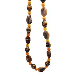 Collar de resina multicolor de alta calidad de clasificación superior, joyería de moda para mujeres de India, collar de resina hecho a mano de aspecto moderno - Product Image 1