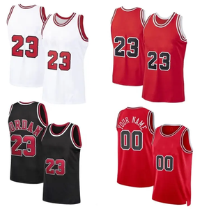 Maillots de basket-ball réversibles en mesh pour équipes masculines, broderie de haute qualité, sublimation, top 10 des designs de maillots de basket-ball - Product Image 2