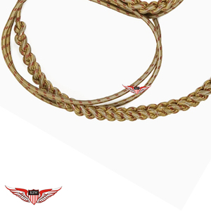 Aiguillette de parade tressée dorée, Aiguillette d'épaule, Aiguillette générale, Aiguillette générale à tresse dorée avec pointe métallique - Product Image 3