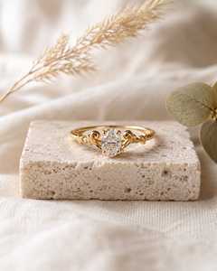 Bague de fiançailles solitaire en diamant de laboratoire ovale de 0,70 CT, or massif 10K 14K 18K, bijoux fins certifiés IGI, couleur E, pour femme - Product Image 5