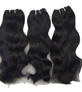 Extension de cheveux naturels doux de qualité supérieure pour femme Look droit avec finition brillante pour femme Utilisation moderne de la mode pour la vente à l'exportation - Product Image 1