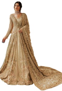 ชุดเลเฮนกาโชลีปักมือแบบแฟนซี ชุดผ้าไหมแบบดั้งเดิมสำหรับผู้ใหญ่ - Product Image 2