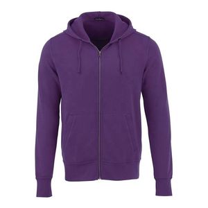 เสื้อฮู้ดผู้ชายสีเทา ทรงปกติ ผ้าฝ้ายฟลีซ 100% เป็นมิตรกับสิ่งแวดล้อม ระบายอากาศได้ดี มีกระเป๋า สไตล์ลำลอง สตรีทแวร์ แขนยาว - Product Image 5