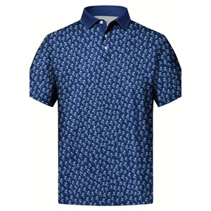 Camiseta de golf sublimada personalizada con diseño de logotipo, impresión a todo color, polo de golf para clubes y eventos - Product Image 1