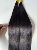 Venta al por mayor de mechones de cabello humano 100% trenzado liso sintético resistente al calor extensiones de cabello a granel cabello trenzado liso de hueso sedoso