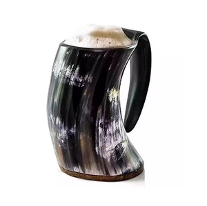 แก้วกาแฟทำมือจากเขาควายธรรมชาติ  แบบเรียบง่าย เป็นมิตรกับสิ่งแวดล้อม สำหรับผู้ซื้อขายส่ง - Product Image 4