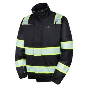 Chaqueta de Seguridad de Alta Visibilidad para Hombre, Invierno, Impermeable, Reflectante, Resistente al Viento, para Trabajadores, 2026 - Product Image 4