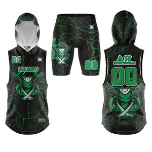 Wholesale 7v7 Football Uniforms for Youth Fully Sublimated Uniform Set Hoodies and <b>Compression</b> Short Sports Wear 7 on 7 Uniforms - Product Image 5