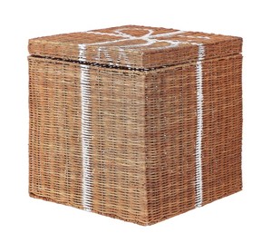 Ensemble de 3 paniers en rotin tissés à la main de qualité supérieure, boîtes de rangement pour cadeaux de Noël, style vintage, meilleur choix pour la décoration de Noël - Product Image 3