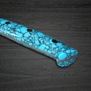 Cuchillo de Cocina Profesional de Acero de Damasco con Diseño Equilibrado para un Fácil Manejo y una Preparación Eficiente de Alimentos - Product Image 4