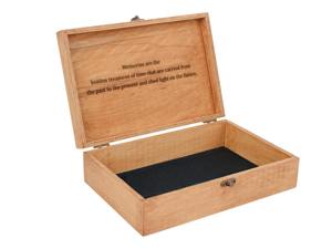 Caja de Madera de Nogal de Lujo con Grabado Láser Personalizado, Caja de Madera Oscura con Grabado Láser, Caja para Joyas, Caja de Almacenamiento, Estuche Ejecutivo al por Mayor - Product Image 4