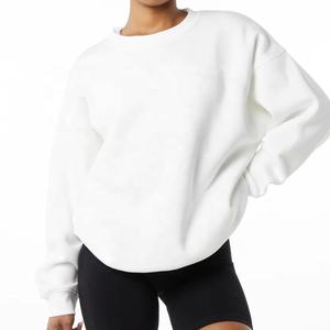 เสื้อสเวตเชิ้ตผู้หญิงแฟชั่น ระบายอากาศได้ดี ไซส์ใหญ่ เสื้อผ้าฤดูใบไม้ผลิและฤดูหนาว ปักลายสไตล์วินเทจ ซักแล้ว ผ้าฝ้าย 100% มีซับใน - Product Image 1