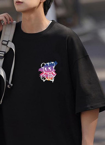 Camiseta Personalizada con Gráficos, 100% Algodón, Logotipo Frontal, Estilo Urbano, Corte Regular, para Hombre, Unisex - Product Image 4