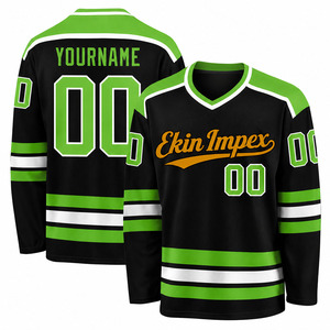 Ekin Impex, best-seller, maillot de hockey sur glace pour homme adulte de haute qualité avec broderie 3D, impression HD, matière 100% polyester - Product Image 1