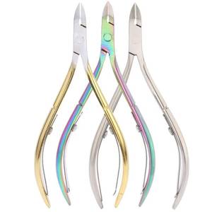 Rainbow Stainless Steel Nail Clippers Flat Blade Sharp Tip Durable Finger Nail Tool Adult Simple Style - Product Image 6