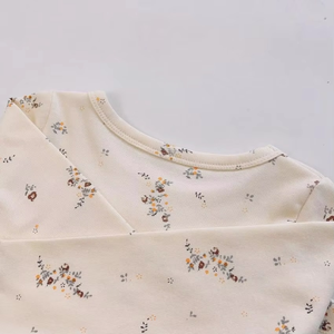 European Full Cotton Children's Home Clothes Printed Kids 2pcs Suit Thermal Underwear Baby Long Sleeved Pajamas Set - Product Image 5