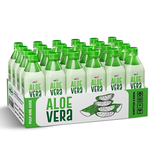 Jugo de Piña, Aloe Vera y Nata de Coco Nawon, Esterilizado, en Botella PET de 500ml, Refresco Saludable, Venta al Por Mayor para Comercio Internacional B2B - Product Image 6
