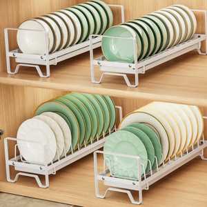 Égouttoir à vaisselle moderne en métal blanc avec égouttoir pivotant à 360 degrés et porte-couverts, organisateur de comptoir de cuisine - Product Image 4