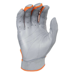 Guante de Bateo de Cuero Negro y Amarillo WARPRO INDUSTRY, Cierre de Gancho y Bucle Ambidiestro, Tejido Resistente, Unisex, para Entrenamiento de Adultos - Product Image 4