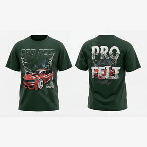 Camiseta Personalizada para Hombre, de Gran Tamaño, con Hombros Caídos, de Algodón y Poliéster, Transpirable, con Estampado Personalizado, Venta al Por Mayor - Product Image 4