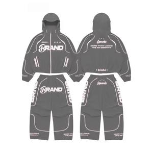 Conjunto Deportivo Unisex SPLENDID APPAREL 2 en 1 con Capucha, Cremallera, Pantalones de Manga Larga, Ropa Deportiva de Otoño, 100% Transpirable y Ligero - Product Image 1