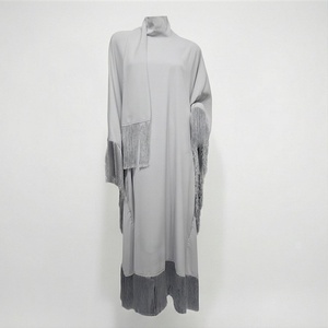 Meilleur design de vêtements islamiques pour filles musulmanes, robes longues Abaya, couleur personnalisée, manches chauve-souris, Abaya, mode modeste, dernières tendances - Product Image 1