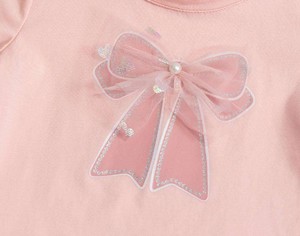 T-shirt décontracté d'été à manches courtes pour filles, col rond, uni, 100 % coton, style occidental pour enfants - Product Image 3