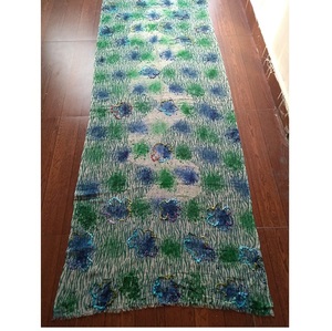 Écharpe brodée à la main de qualité supérieure, douce, 70x180cm, coupe-vent, légère, pour femmes, toutes saisons, châle élégant - Product Image 1