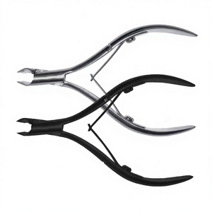 Professional Cuticle Nippers Precision Surgical Grade Stainless Steel Cuticle Trimmer Double spring 4mm 1/2 Jaw Hand Sharpened - Product Image 1