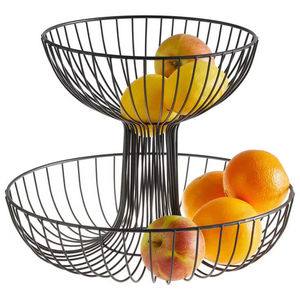 Panier à fruits en métal fait main à un seul niveau, avec support, nouveau design, ustensile de cuisine, panier de rangement, support à bananes, best-seller - Product Image 1