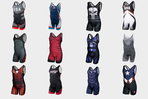 Wholesale High Quality Cheap Design Your Own logo College <b>Wrestling</b> <b>Singlet</b> - Product Image 6