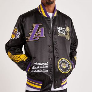 Chaqueta Bomber de Satén con Parches Premium, Bordado Personalizado, Chaqueta Varsity Unisex, Ropa Urbana de Alta Calidad, Apliques, Letterman OEM - Product Image 1