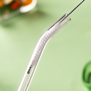 หลอดดูดน้ำแก้วโบโรซิลิเกตคุณภาพสูงแบบใช้ซ้ำได้สำหรับอุปกรณ์บาร์ ขายส่ง - Product Image 6