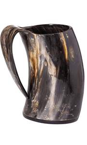 Viking-Inspired Natural Horn Mug Luxury Modern Design Handmade Eco-friendly Organic Material Perfect Drinking - Product Image 3