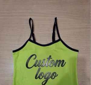 Athletic <b>Spaghetti</b> <b>Strap</b> <b>Tank</b> <b>Top</b> Supportive Yoga Gym Wear - Product Image 3