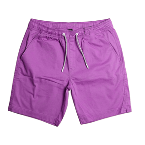 Shorts de bain pour homme en polyester tissé, couleur unie, taille mi-haute, avec cordon de serrage et poches, séchage rapide, style décontracté, couleur turquoise - Product Image 2